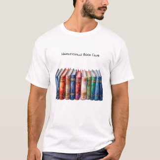 Book Club Customisable Text Hardback Books T-Shirt