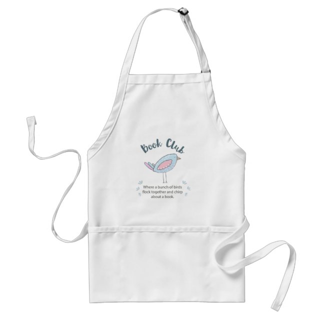 Book Club Cute Modern Funny Quote Standard Apron (Front)