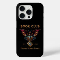 Book Club Dragon for Fantasy Lovers Custom Text