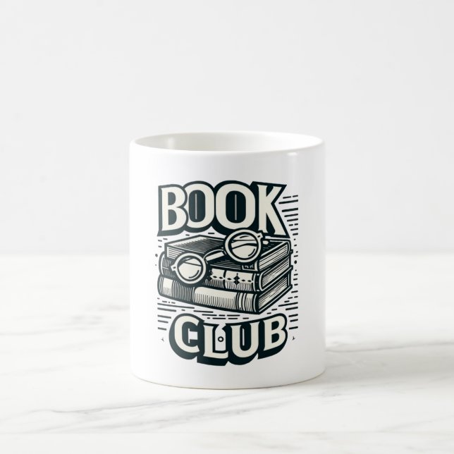  Book Club Enthusiast - For the Love of Reading Coffee Mug (Center)