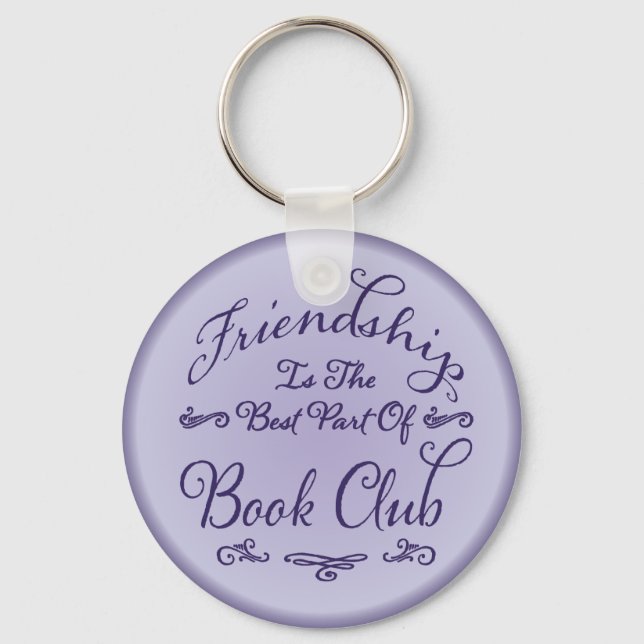 Book Club Friendship Key Holder Ring (Front)