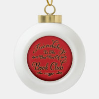 Book Club Friendship Ornament