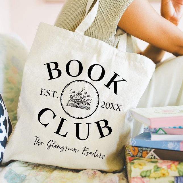 Book Club Gift Personalised Readers Tote Bag (Creator Uploaded)