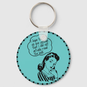 Book Club - I Hope - Retro Key Ring
