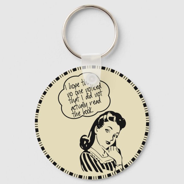 Book Club - I Hope - Retro Keychain (Front)
