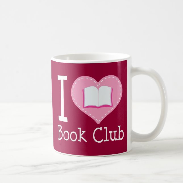 Book Club I Love Gift Coffee Mug (Right)