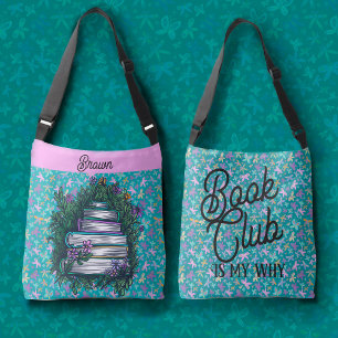 Book club is my why crossbody bag