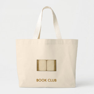Book Club Large Tote Bag