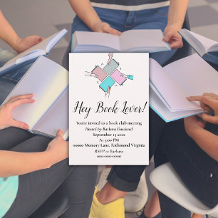 Book Club Meeting Invitation
