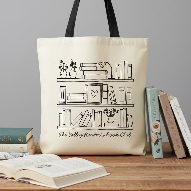 Book Club Member's Personalised Gift Tote Bag (Creator Uploaded)