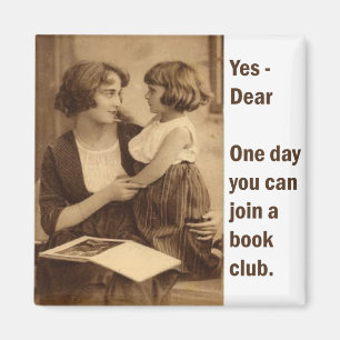 book club mother and daughter magnet