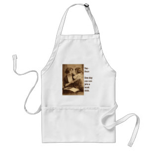book club mother and daughter standard apron