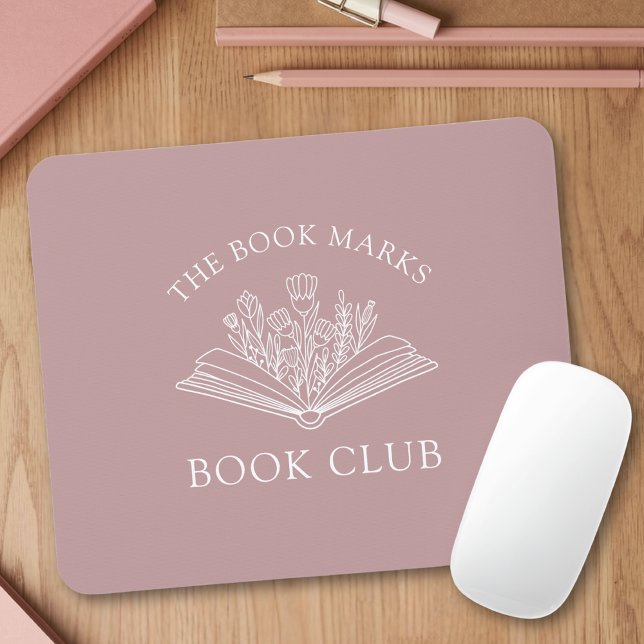 Book Club Name Bookish Personalized Gift Mouse Pad (Creator Uploaded)