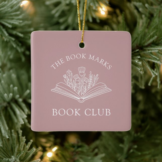 Book Club Name Personalised Ornament (Tree)