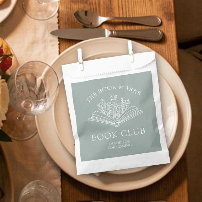 Book Club Name Personalized Thank You Favour Bag (Creator Uploaded)