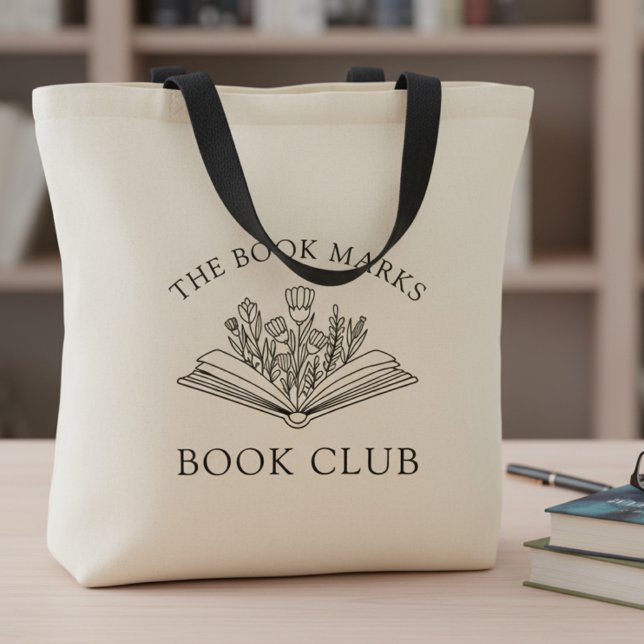 Book Club Personalized Member's Gift Tote Bag (Creator Uploaded)