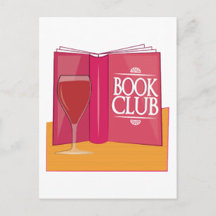 Book Club Postcard