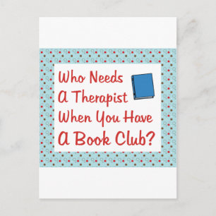 book club postcard