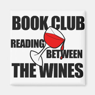 BOOK CLUB reading between the wines Magnet