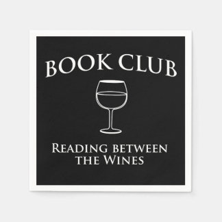 Book Club Reading Between the Wines Napkin