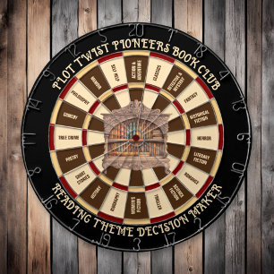 Book Club Reading Theme Decision Maker Dartboard