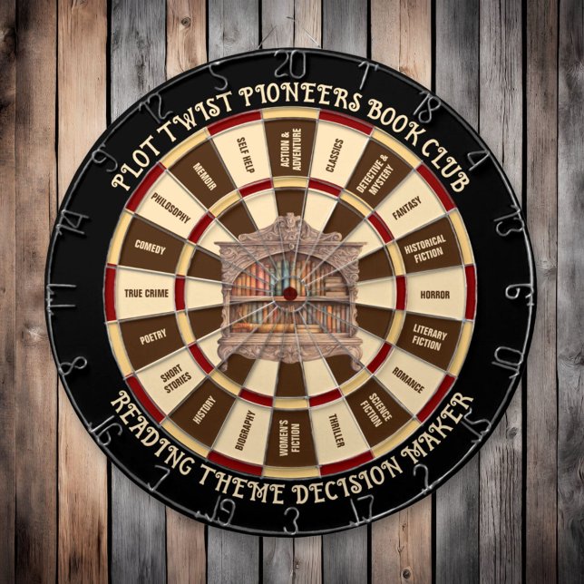 Book Club Reading Theme Decision Maker Dartboard (Creator Uploaded)