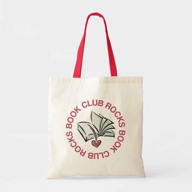 Book Club Rocks Mini Tote Bag Gift (Front)
