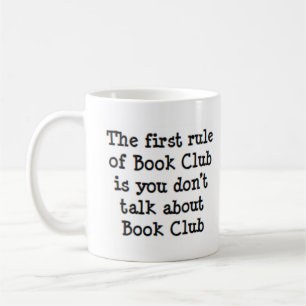 book club rule coffee mug