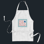 book club standard apron<br><div class="desc">Fun design for the book club member.  Who needs a therapist when you have a book club?  You don't when you have a good set of friends that listen to your problems.  Great gift or prize for the book club member in your life.</div>