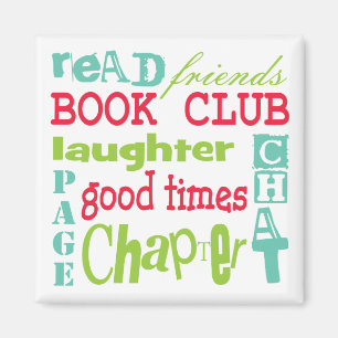Book Club Subway Design by Artinspired Magnet