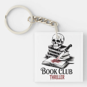 Book Club Thriller Key Ring