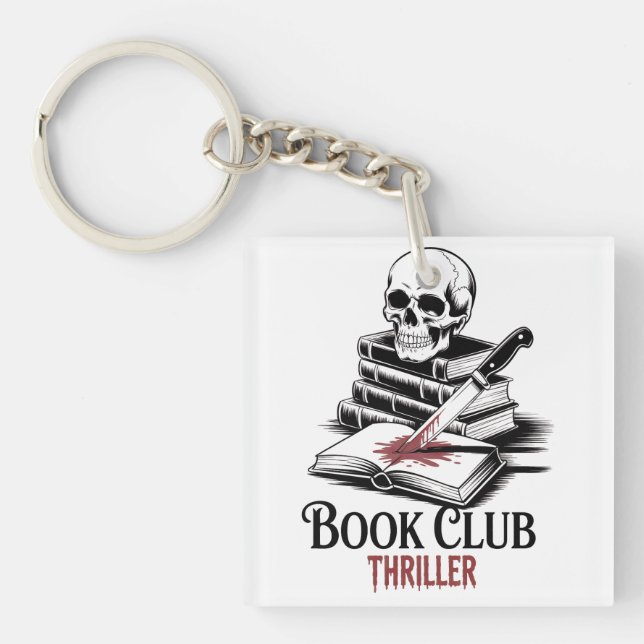 Book Club Thriller Key Ring (Front)
