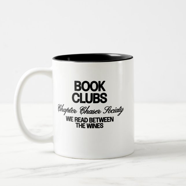 Book Clubs Two-Tone Coffee Mug (Left)