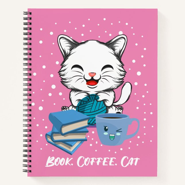 Book Coffee Cat (Front)