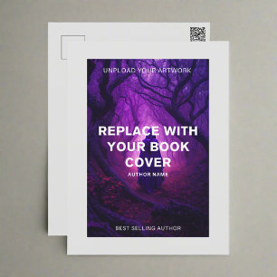 Book Cover Artwork Author Writer Advertising Postcard