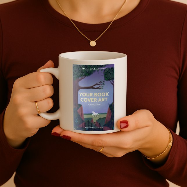 Book Cover | Author Book Launch Promotional Coffee Mug (Creator Uploaded)