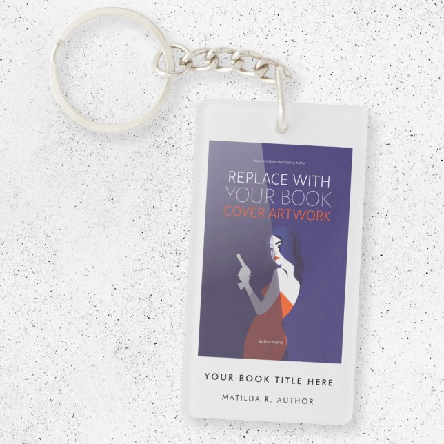 Book Cover | Author Book Launch Promotional Key Ring (Creator Uploaded)