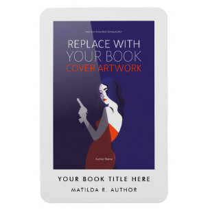 Book Cover Author Book Launch Promotional Magnet