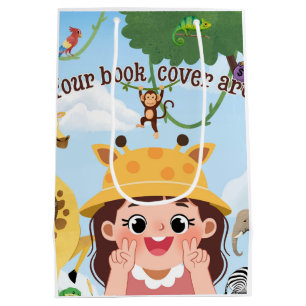 Book Cover   Author Book Launch Promotional Medium Gift Bag