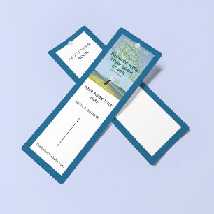 Book Cover Author Promotional Bookmark  Mini Business Card