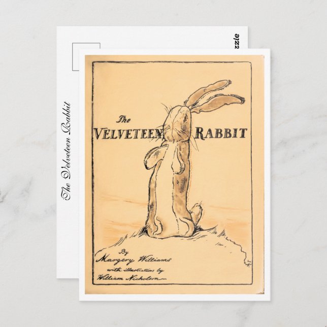 Book Cover - The Velveteen Rabbit Postcard (Front/Back)