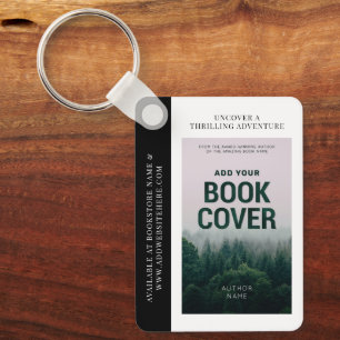 Book Cover Writer Promotional QR Code Key Ring