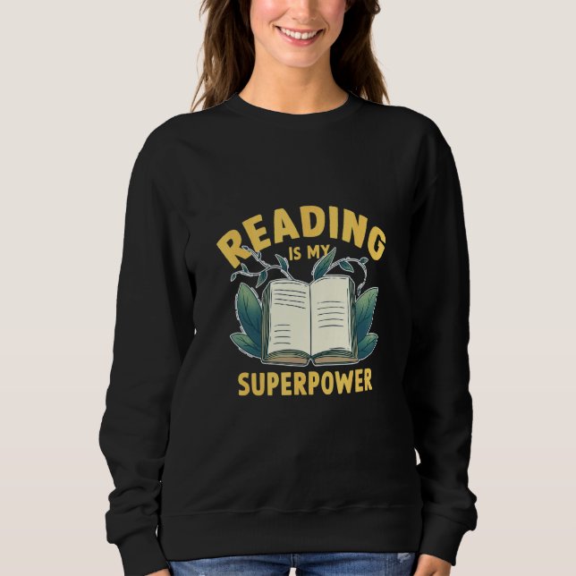 book day costumes for kids School Libraria boks Bo Sweatshirt (Front)