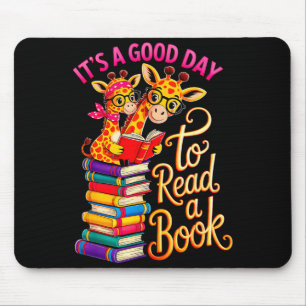 Book day costumes funny giraffe men women kids mouse pad