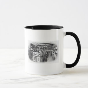 Book Department at an Army and Navy store Mug