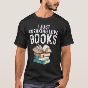 Book   Designs For Men Women Librarian Reading Fan T-Shirt