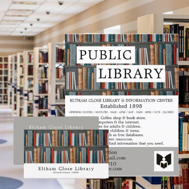 Book Display, Library Advertising Flyer (Creator Uploaded)