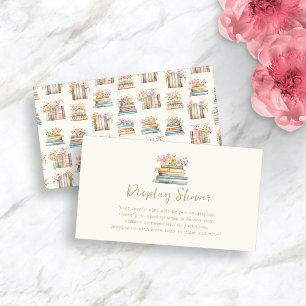 Book Display Shower Card