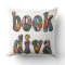 Book Diva Art Pillow