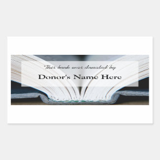 Book Donation Sticker